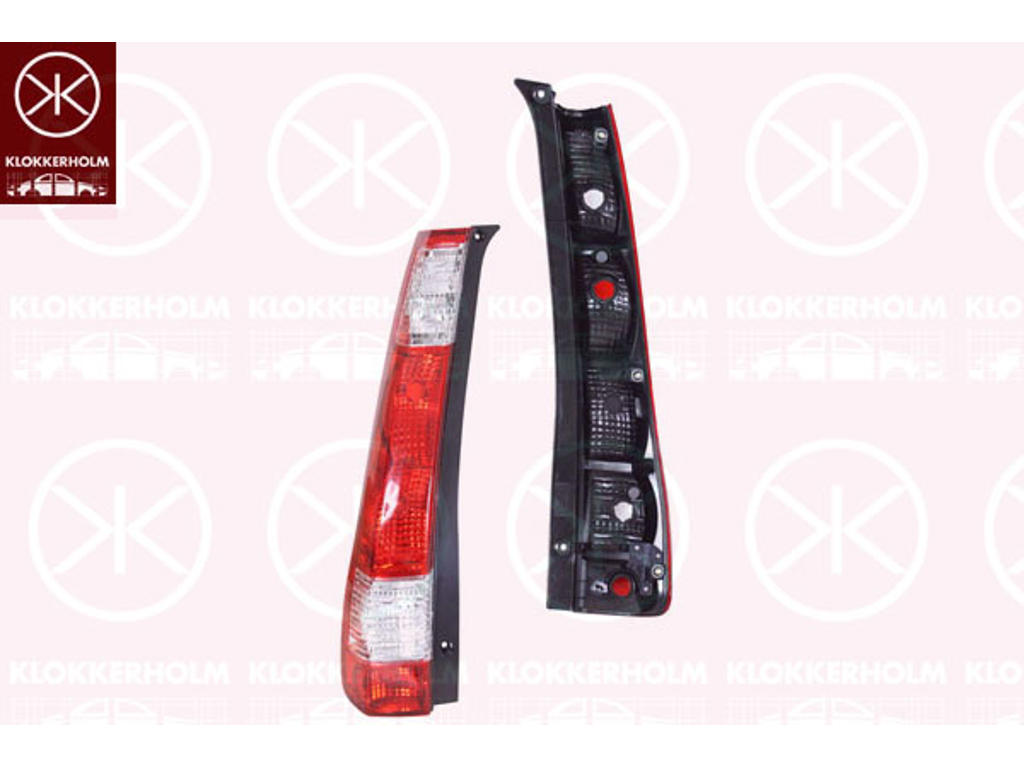 kombinuotas galinis žibintas, be lemputes laikiklio, kaire