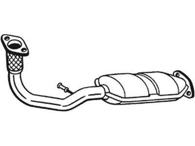 Catalytic Converter, with mounting parts, Emission Standard: Euro 3
