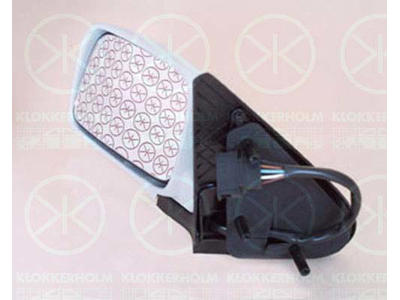 Exterior Mirror, w/primer, for electric mirror adjustment, Convex, Heatable, Right