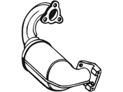 Catalytic Converter, with mounting parts, Emission Standard: Euro 3