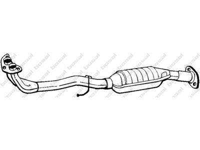 Catalytic Converter, with mounting parts, Emission Standard: Euro 3