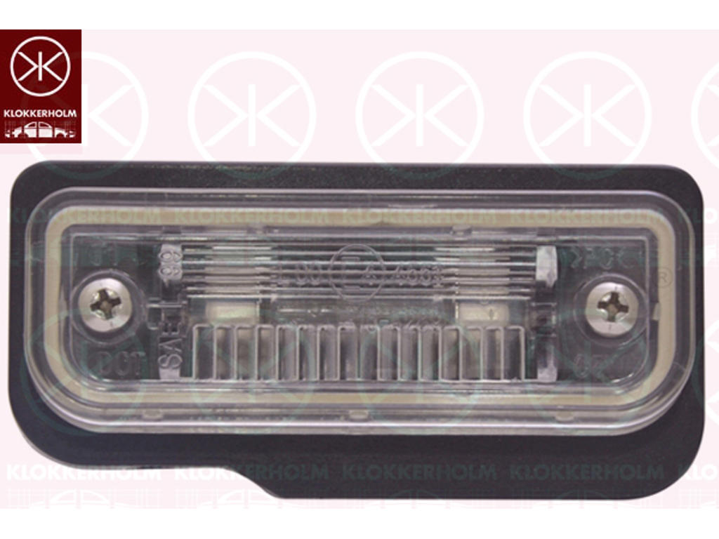 Licence Plate Light, with bulb holder