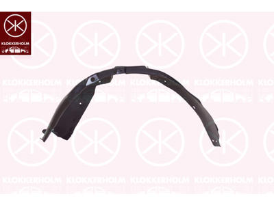 Liner, wheelhouse, Plastic, Left Front
