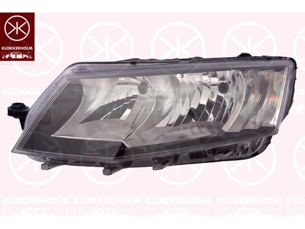 Headlight, Right, H7, H15, with motor for headlamp levelling
