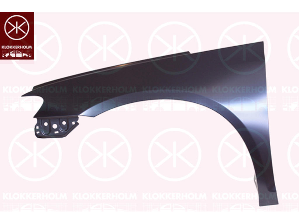 Wing, Steel, Right Front, without hole for direction indicator