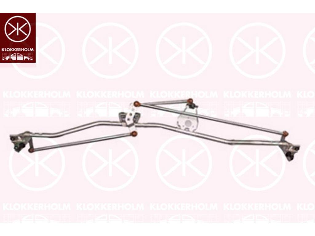 Wiper Linkage, Front, Set, for left-hand drive vehicles