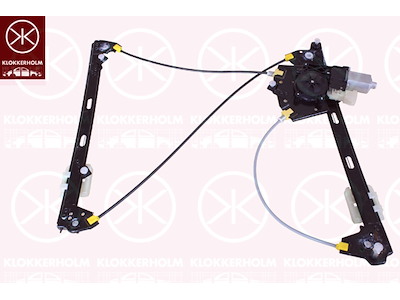 Window Regulator, OE-type, with electric motor, with comfort function, Electric, Left Front