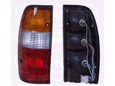 Tail Light Assembly, with bulb holder, Right, Housing Colour: black