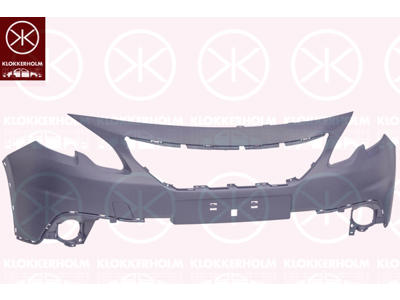 Bumper, Front, with holes for extensions, w/primer