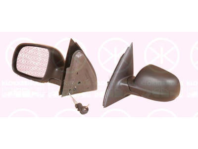 Exterior Mirror, Control: cable pull, Convex, Right, Width [mm]: 130