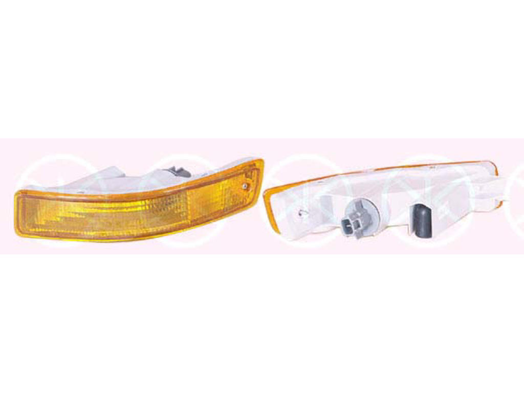 Blinker, med lamphållare, gul, vänster fram, Längd[mm]: 260