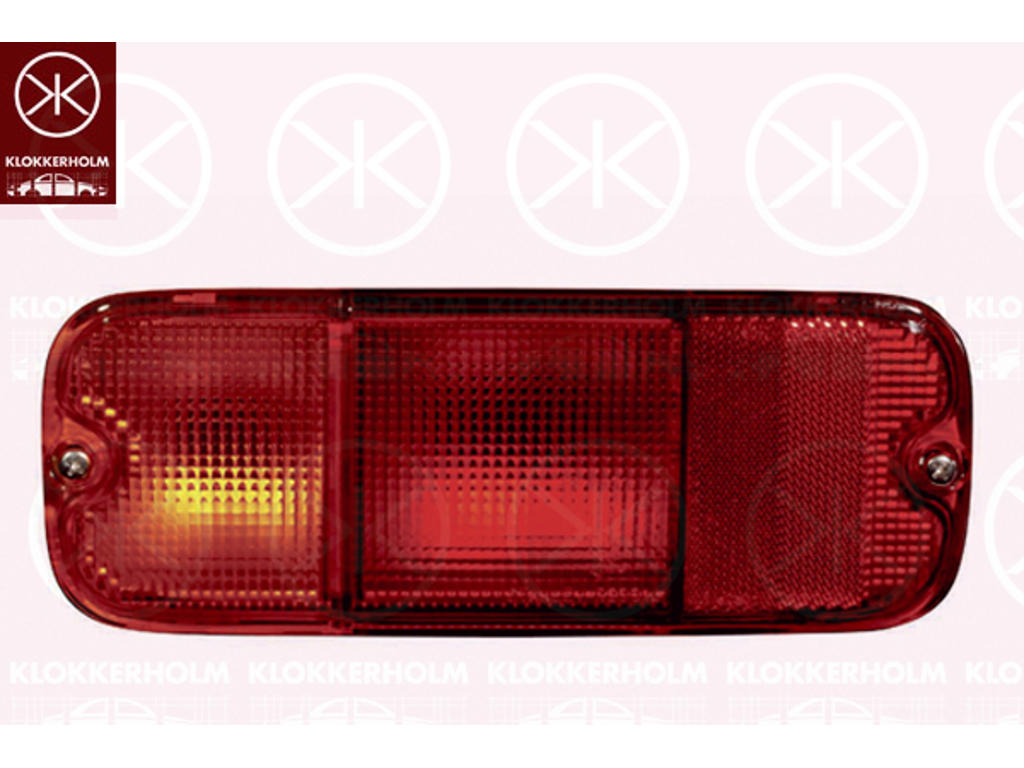 Kombinationsbackljus, utan lamphållare, Vänster, underdel, Blinkerfärg: gul