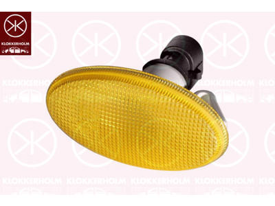 Direction Indicator, yellow, lateral installation, with bulb holder