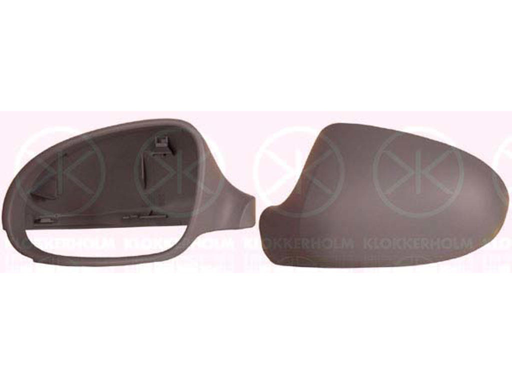 Housing, exterior mirror, w/primer, Left