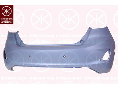 Bumper, Vehicle Equipment Line/Variant: Active, with hole(s) for park distance control, Number of bores: 4, w/primer