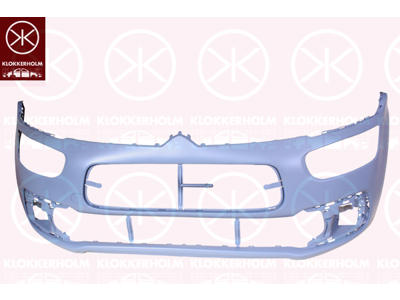 Bumper, w/primer, Front, Trim Level: FACELIFT