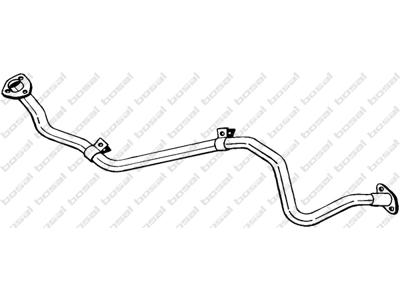 Exhaust Pipe, See accessories list for additionally required parts:  