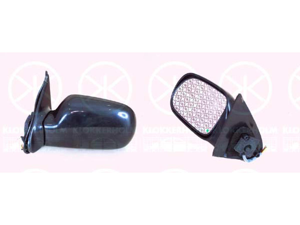 Exterior Mirror, for electric mirror adjustment, Convex, Left