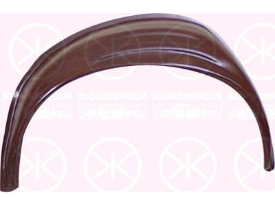Wheelhouse, Inner-wing Panel, Repair Panel, Right Rear, Outer section