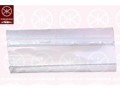 Dörr, karosseri, sidoinstallation, Höger, Ekonomiplåt, underdel, Längd [cm]: 114