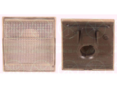 Direction Indicator, without bulb holder, white, lateral installation