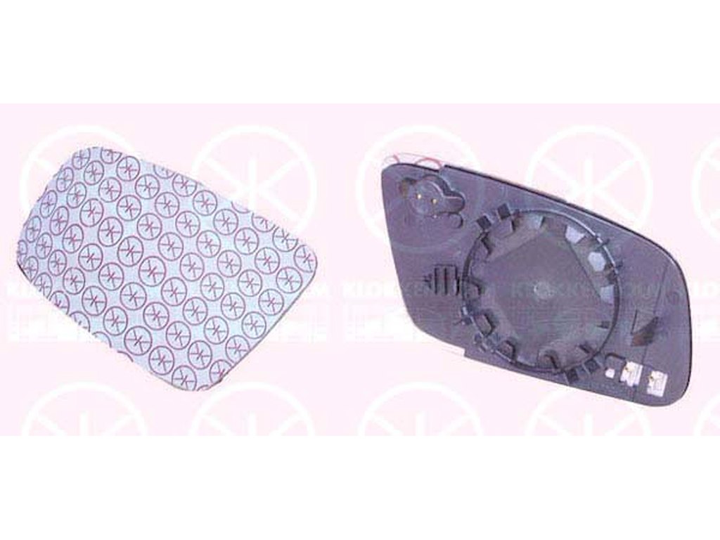 Verre de rétroviseur, rétroviseur extérieur, asphérique, chauffant, gauche, Largeur [mm]: 175