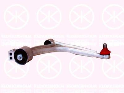 Control/Trailing Arm, wheel suspension, Front Axle Right, Aluminium, with bush, with ball joint, Control Arm