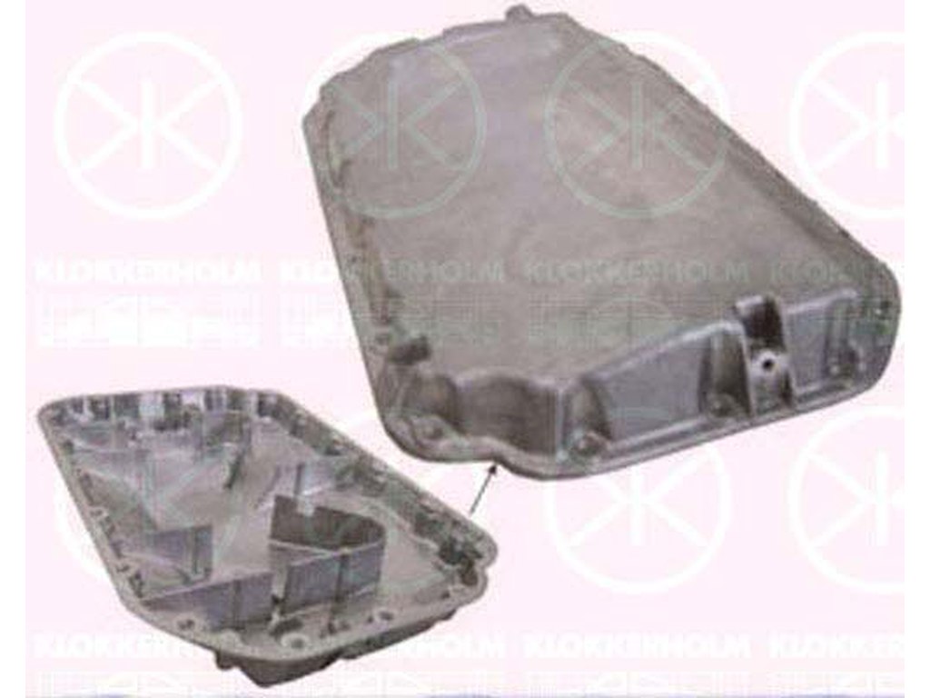 Carter dhuile, Aluminium, grainé