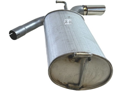 Rear Muffler, See accessories list for additionally required parts:  