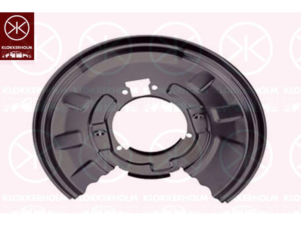 Bromssköld, Bakaxel vänster, för bromsskivediameter [mm]: 320, Diameter 1/diameter 2 [mm]: 342/110, förzinkad