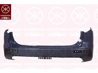 Bumper, Rear, Painted
