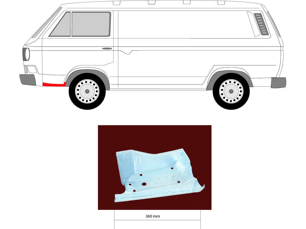 Wing, Right Front, Front Section