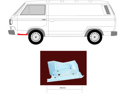 Wing, Right Front, Front Section