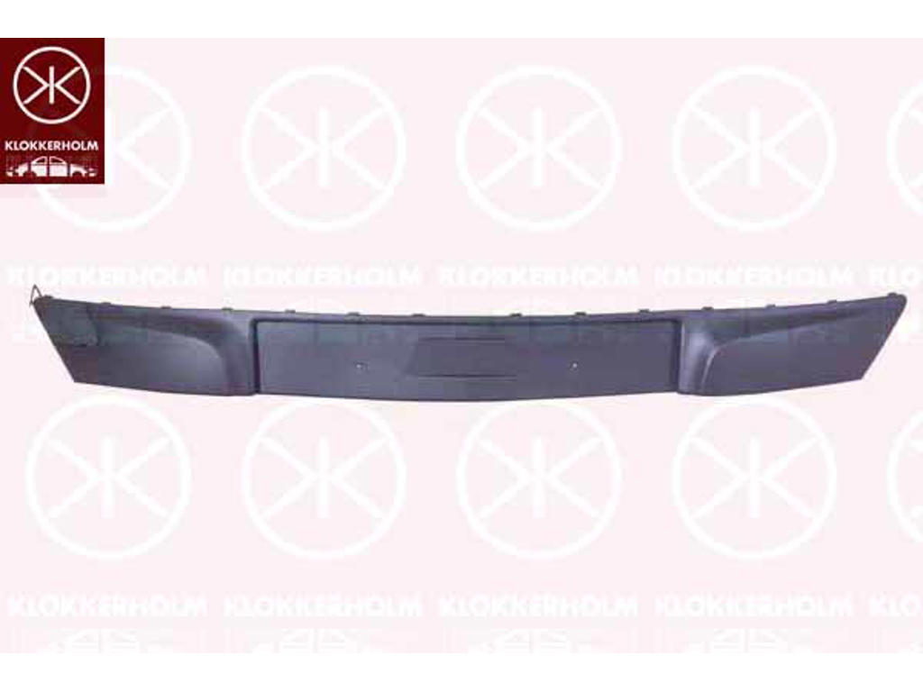 Trim/Protection Strip, bumper, Front, dark grey