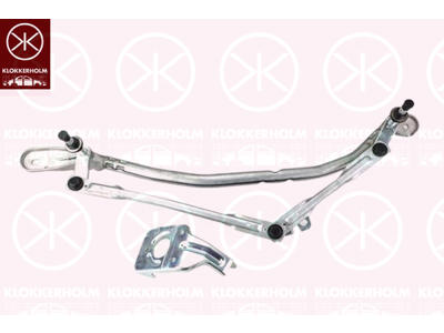 Wiper Linkage, Front, Set, without electric motor, for left-hand drive vehicles