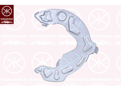 Bromssköld, framaxel vänster, för bromsskivediameter [mm]: 283, för bromsskivediameter [mm]: 304