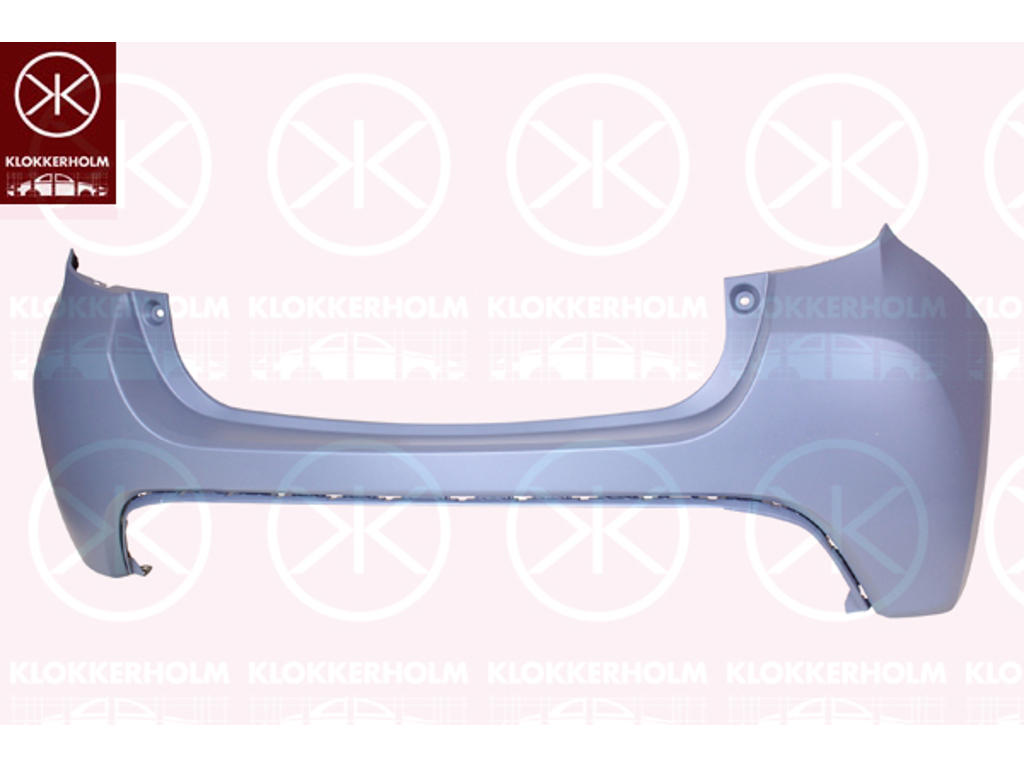 Bumper, w/primer, Rear
