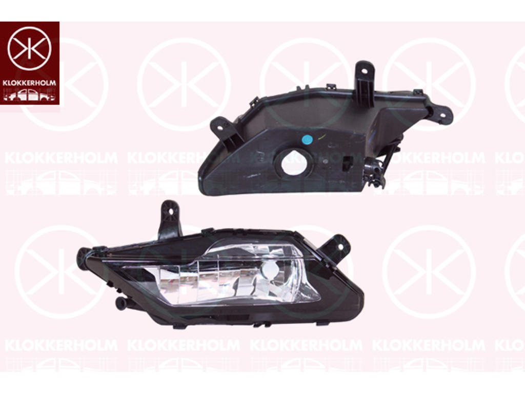 Front Fog Light, Left Front, H8, without bulb holder