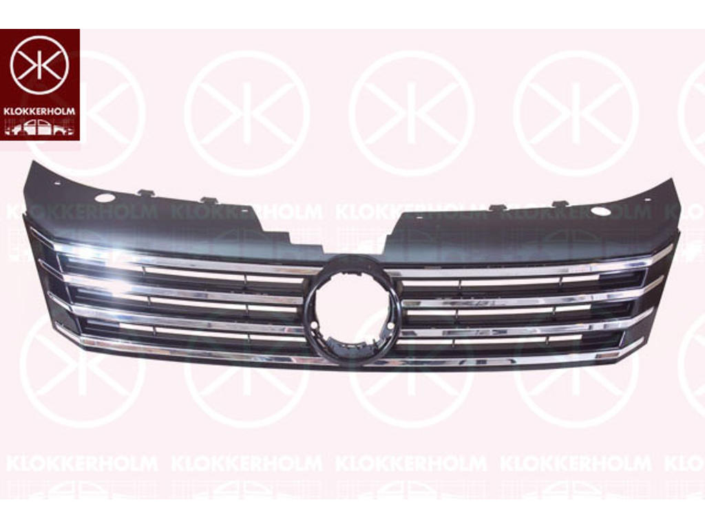 Kylargrill, krom/svart