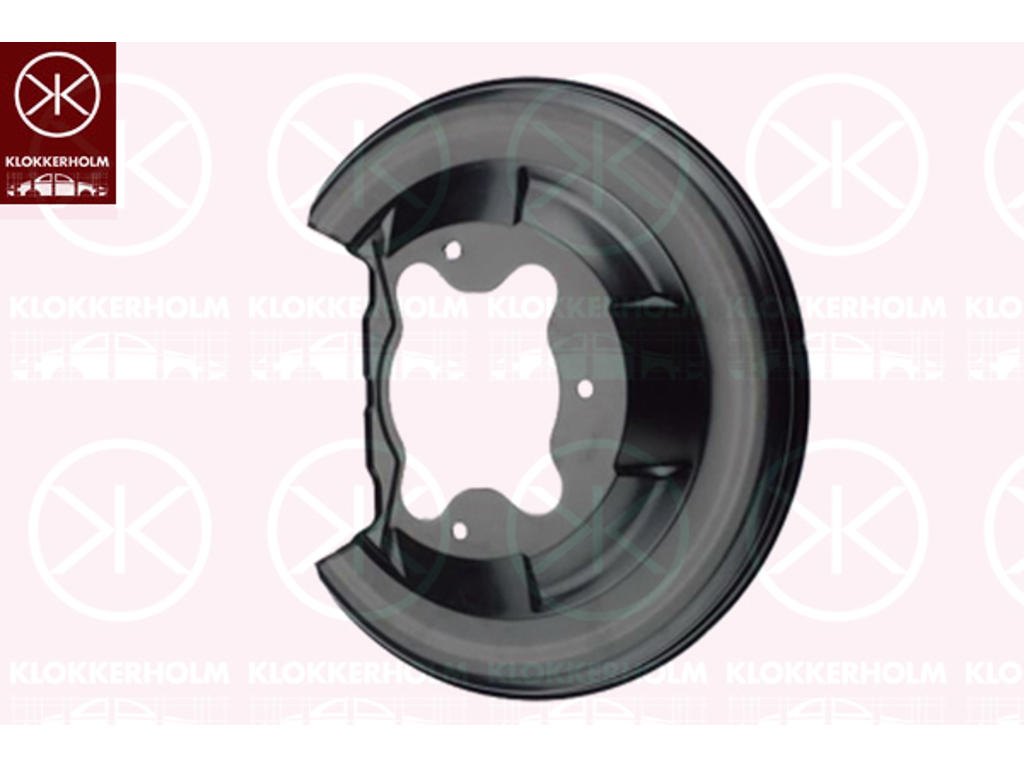 Splash Guard, brake disc, Rear Axle, for brake disc diameter [mm]: 260