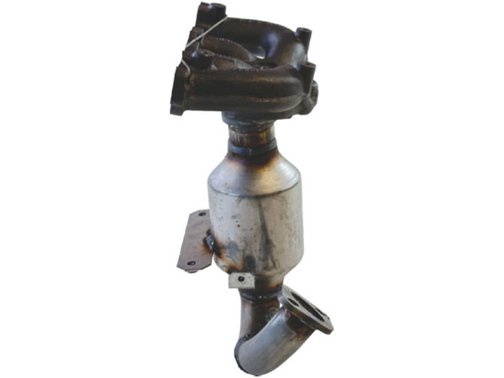 Catalytic Converter, with mounting parts, Euro 4
