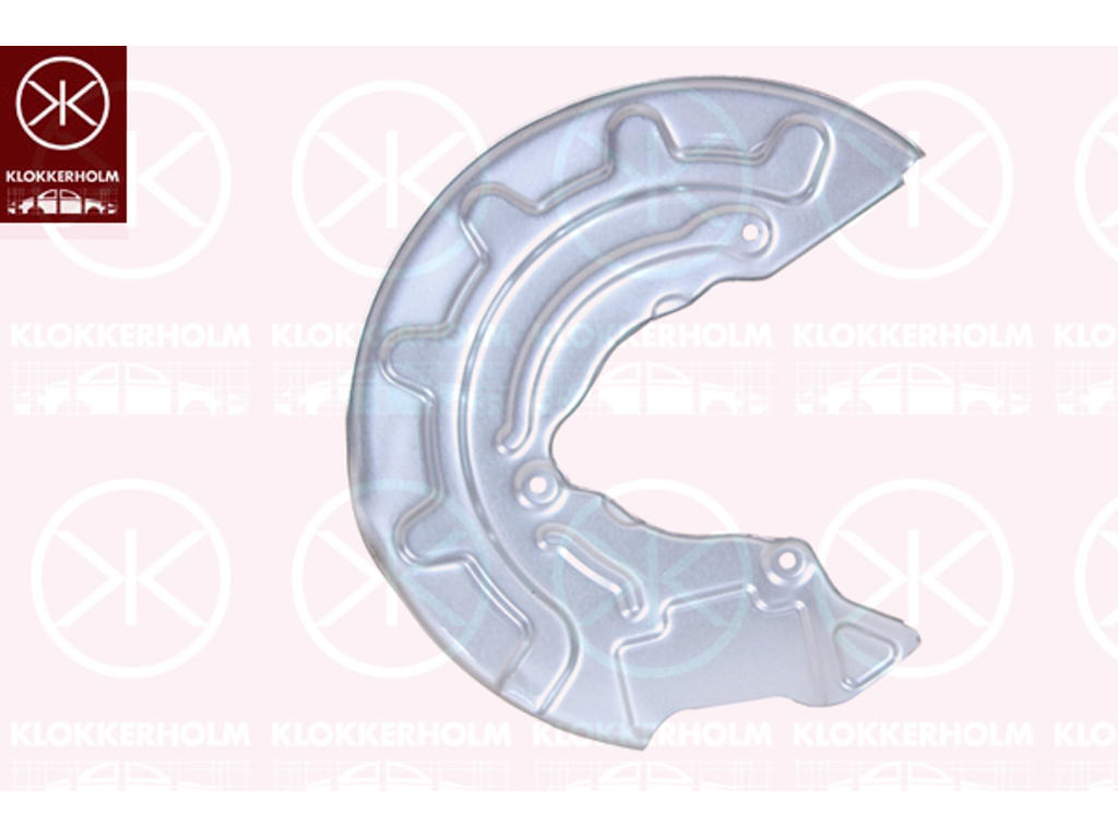 Splash Guard, brake disc, Front Axle Right, for brake disc diameter [mm]: 276, Brake System: CONTI TEVES, Zinc-coated