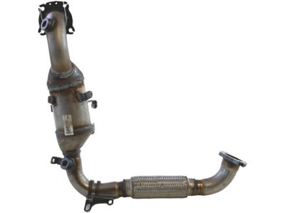 Catalytic Converter, with mounting parts, Euro 5, Emission Standard: Euro 6
