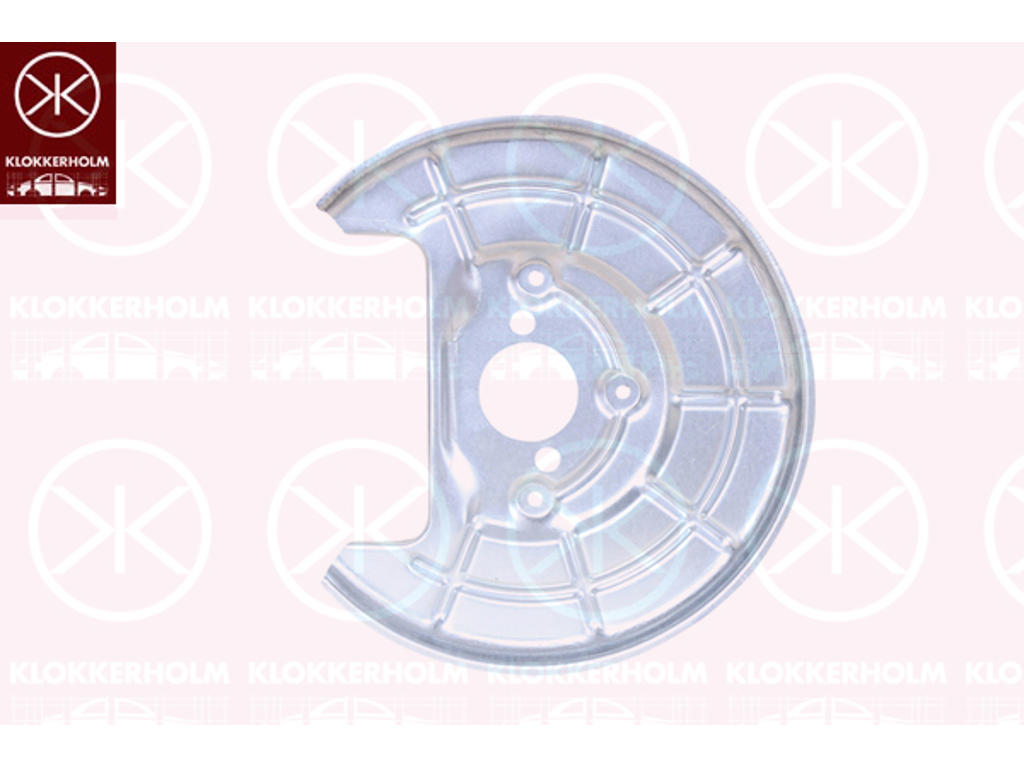 Bromssköld, Bakaxel, för bromsskivediameter [mm]: 264, Diameter 1/diameter 2 [mm]: 300/50, förzinkad