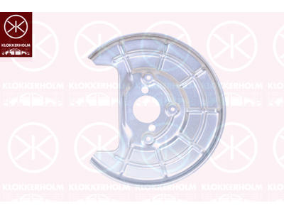 Bromssköld, Bakaxel, för bromsskivediameter [mm]: 264, Diameter 1/diameter 2 [mm]: 300/50, förzinkad