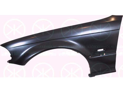 Skärm, vänster fram, med hål för blinkljus