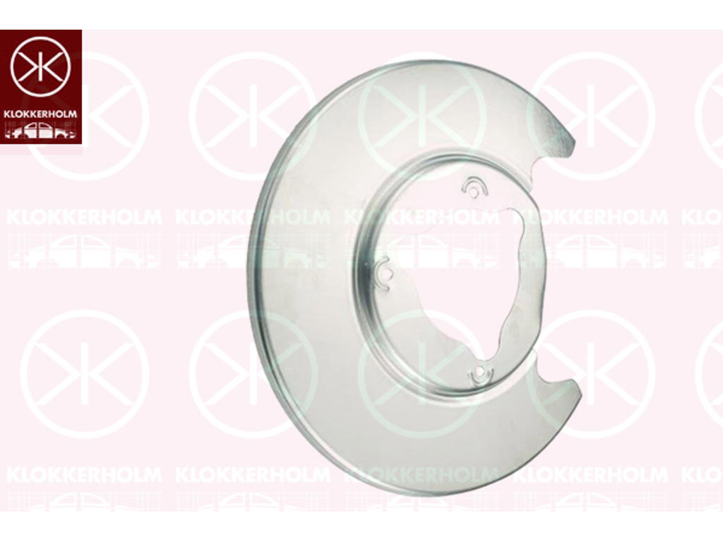 Bromssköld, Bakaxel vänster, Diameter 1/diameter 2 [mm]: 350/104