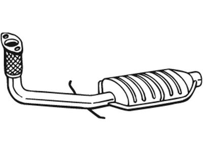 Catalytic Converter, with mounting parts, Emission Standard: Euro 3