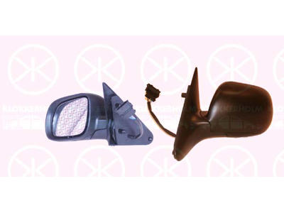 Exterior Mirror, for electric mirror adjustment, Small mirror housing, Convex, Heatable, Right, Width [cm]: 14