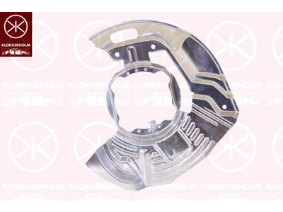 Bromssköld, framaxel vänster, Diameter 1/diameter 2 [mm]: 320/130, aluminium